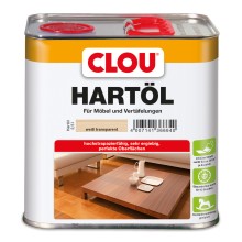 Clou Hartöl, Gebinde: 2,5 Ltr., Farbe: weiß transparent