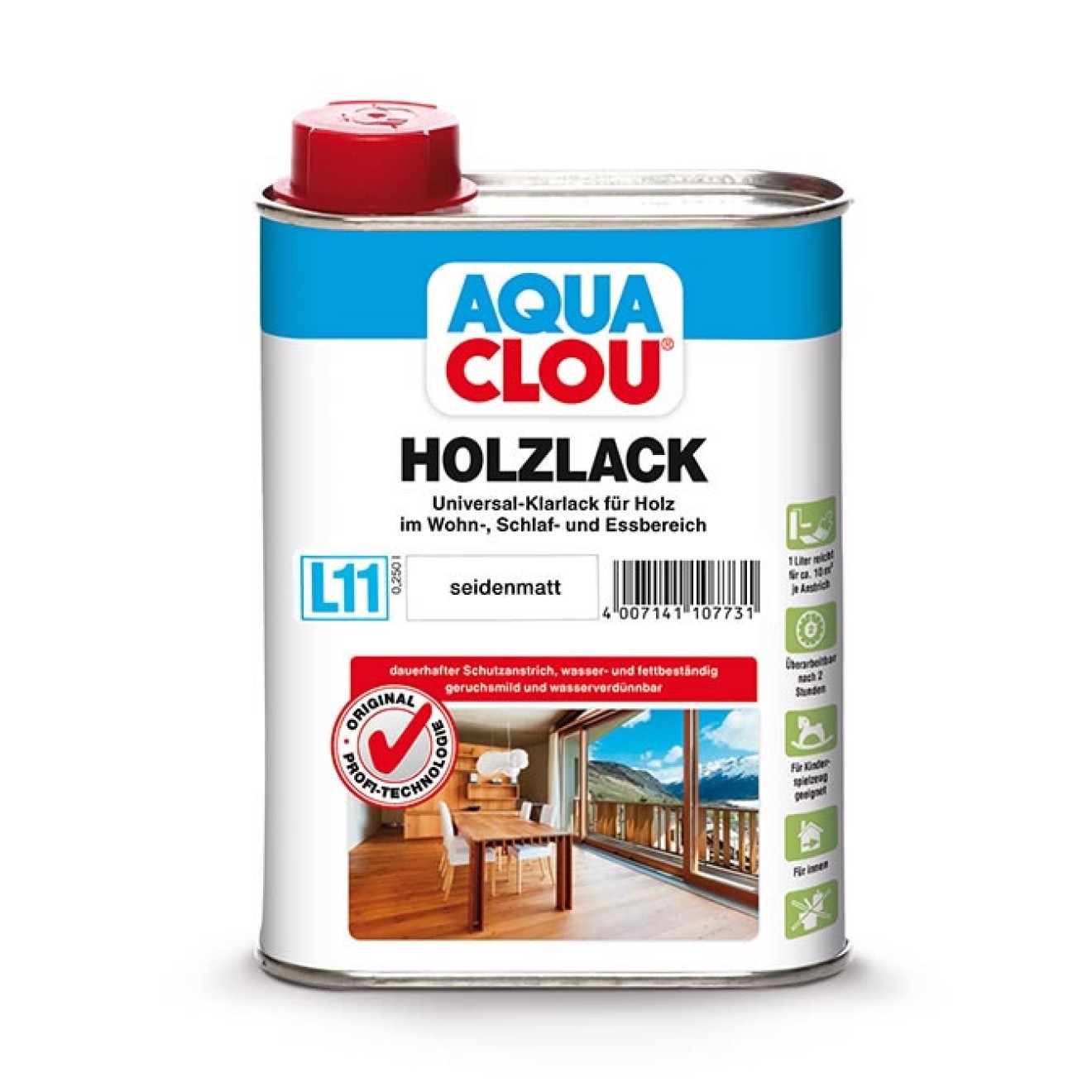 [Versand am selben Tag] L11 Aqua Clou Holzlack