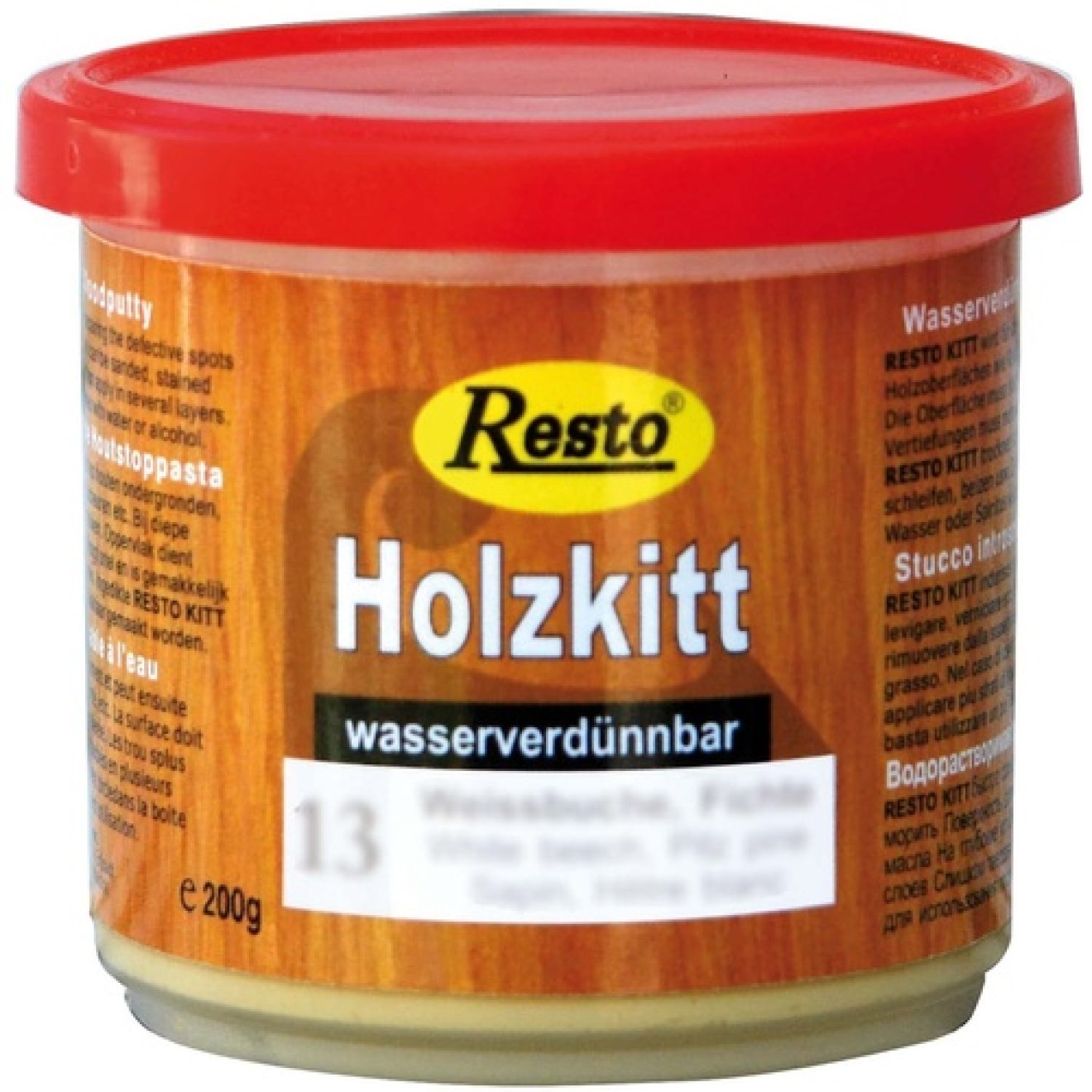 Holzkitt Spachtelmasse Extra stark Füllstoff Holzspachtelmasse Außenbereich 1 Kg