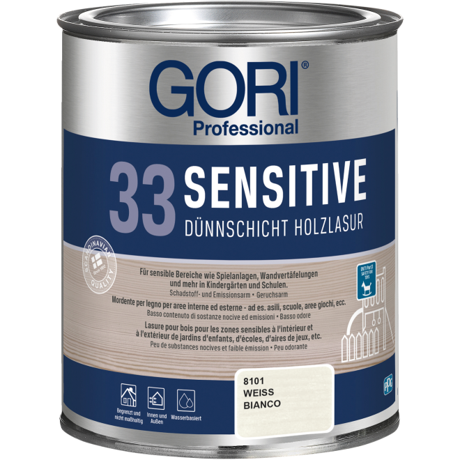 Gori 33 Sensitiv Lasur Wunschfarbe