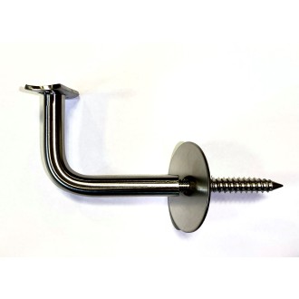 Edelstahl-Handlaufhalter mit gewölbter Platte