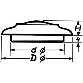Abdeck-Rosette