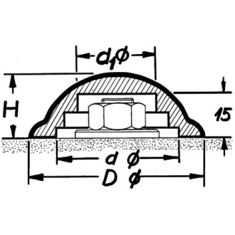 Abdeck-Hut Typ 2