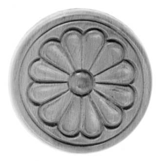 Rosette rund/oval Typ 2 buche
