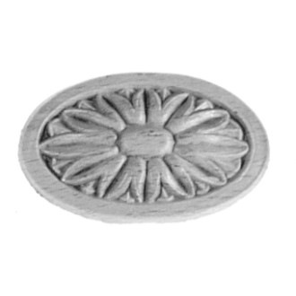 Rosette rund/oval Typ 7 buche