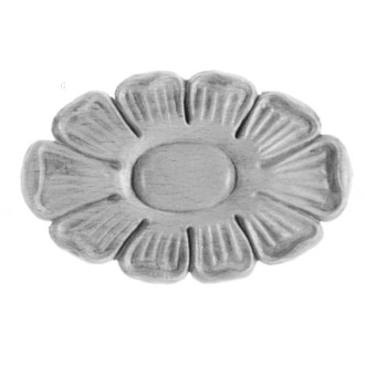 Rosette rund/oval Typ 8 Buche
